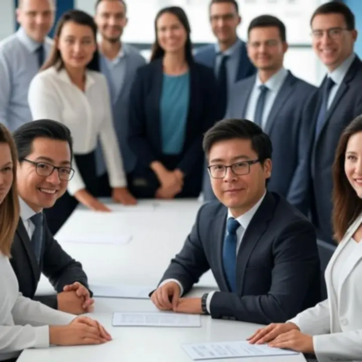 Zespół specjalistów PolishB2BServices przygotowujący realizację zleceń