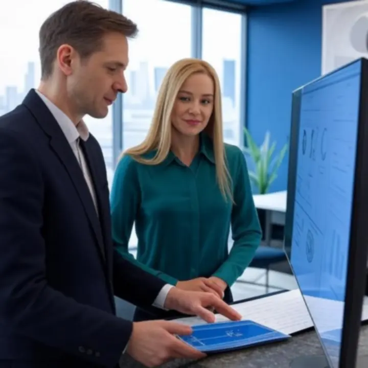 Zespół podczas współpracy nad zoptymalizowanymi procesami biznesowymi