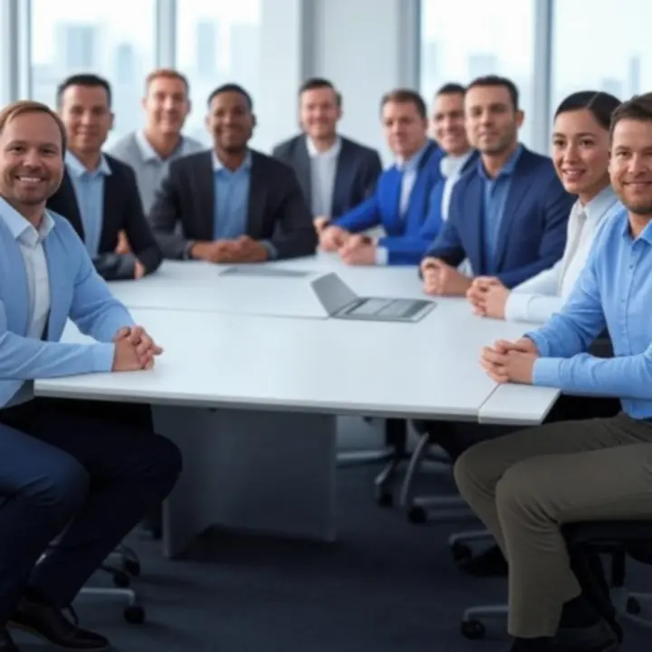 Profesjonalny zespół PolishB2BServices podczas planowania usług dla klienta B2B.